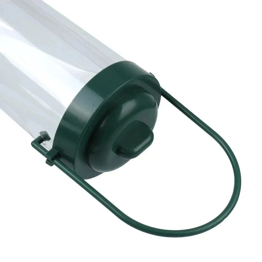 Portable Squirrel-proof Wild Bird Seed Feeder For Garden Yard Hanging Spinning
