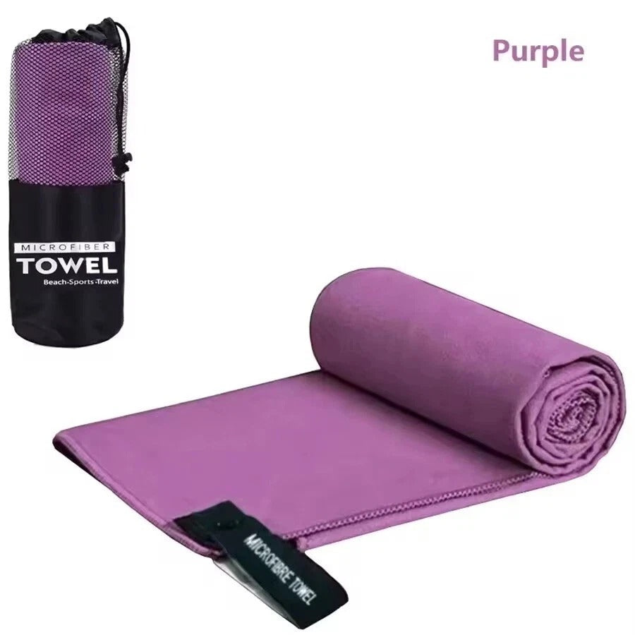 Microfiber Towel Compact Fast Drying Travel Sports Gym Beach Camping Swimming