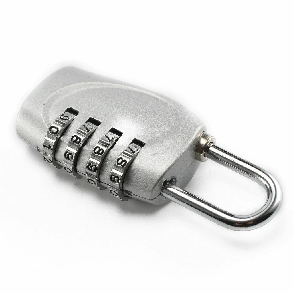 4 Digit Combination Padlock Heavy Duty Outdoor Lock Gym Travel Luggage Locker uk