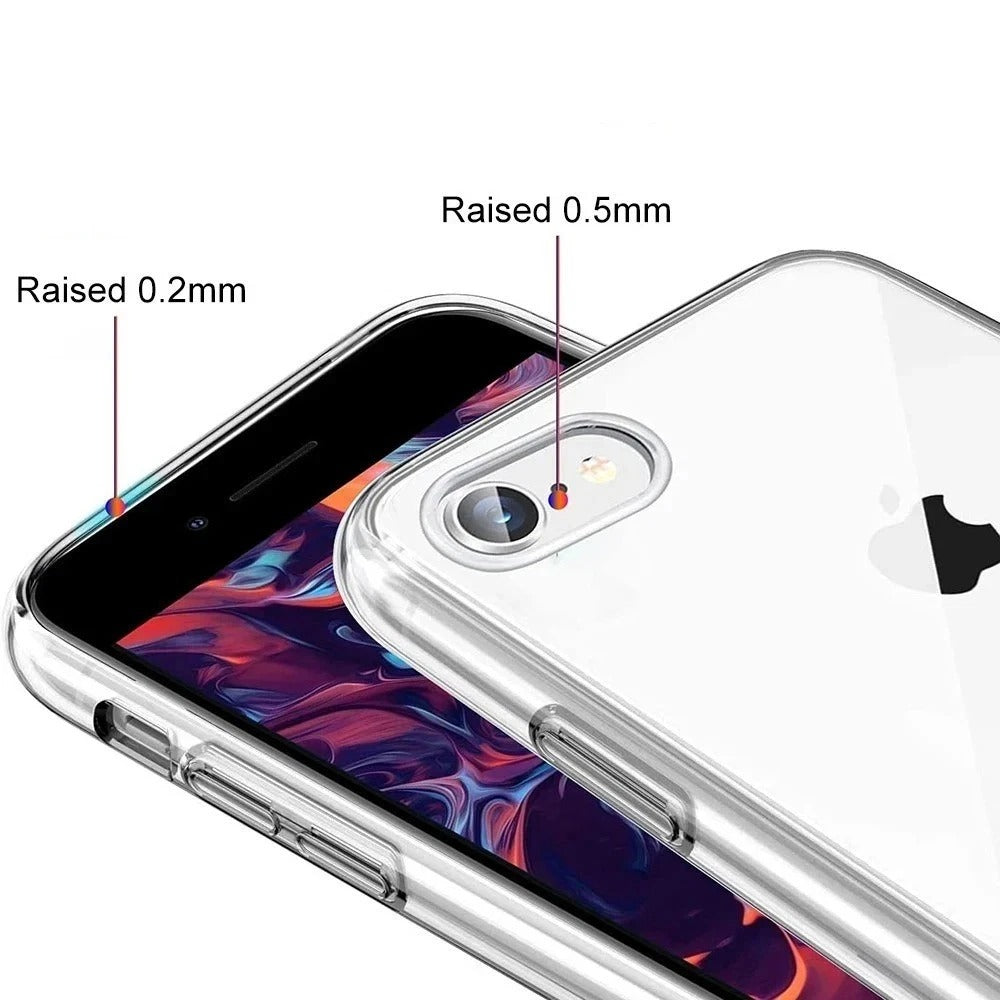 High Quality Clear Silicone Soft Case For iPhone SE 2022 2020 7 8 Universal Ultr