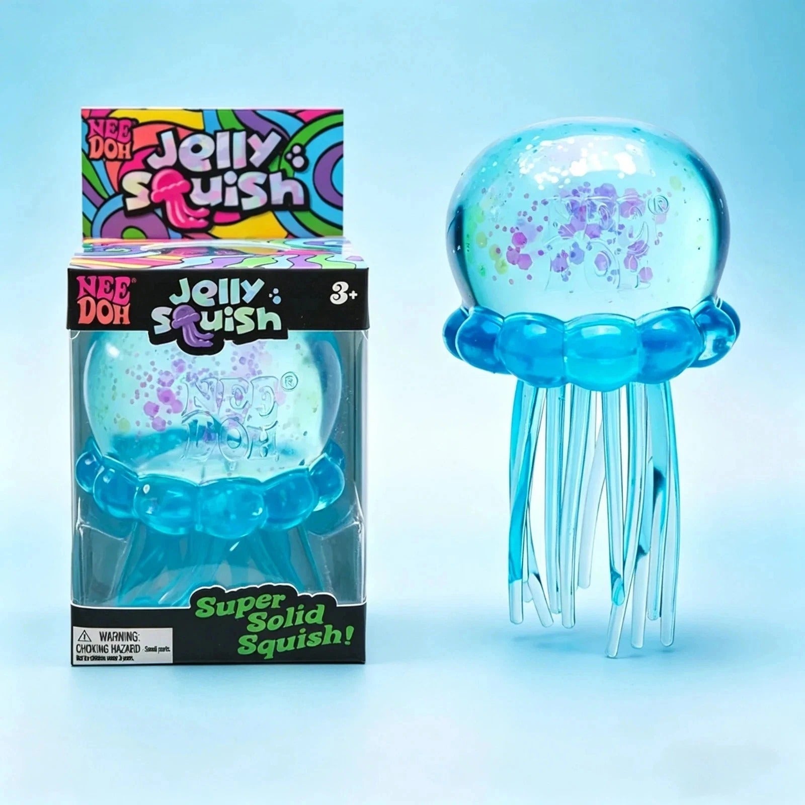 NeeDoh Jellyfish Jelly Squish Stress Toy Fidget Sensory Squeeze Squishy Toy UK