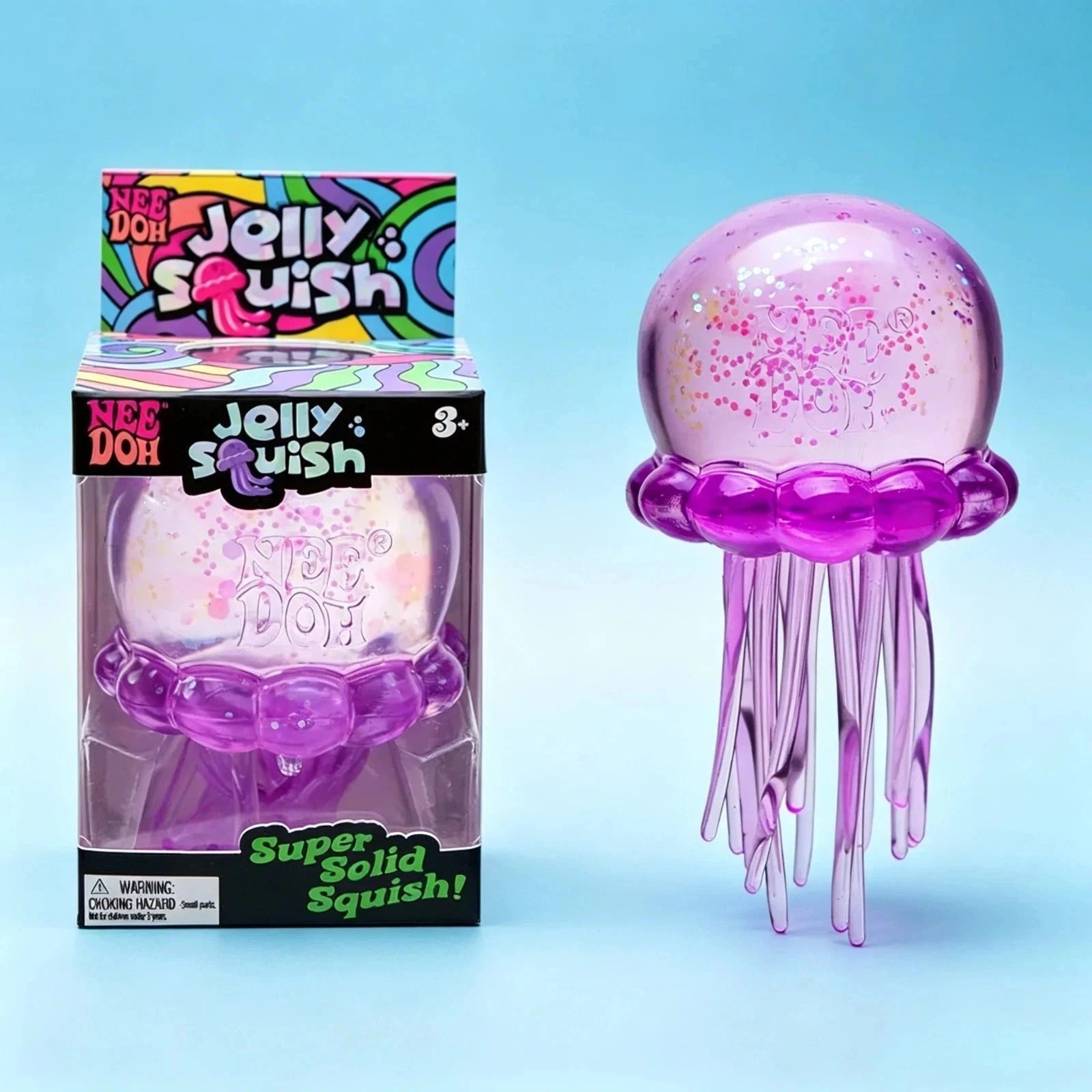 NeeDoh Jellyfish Jelly Squish Stress Toy Fidget Sensory Squeeze Squishy Toy UK