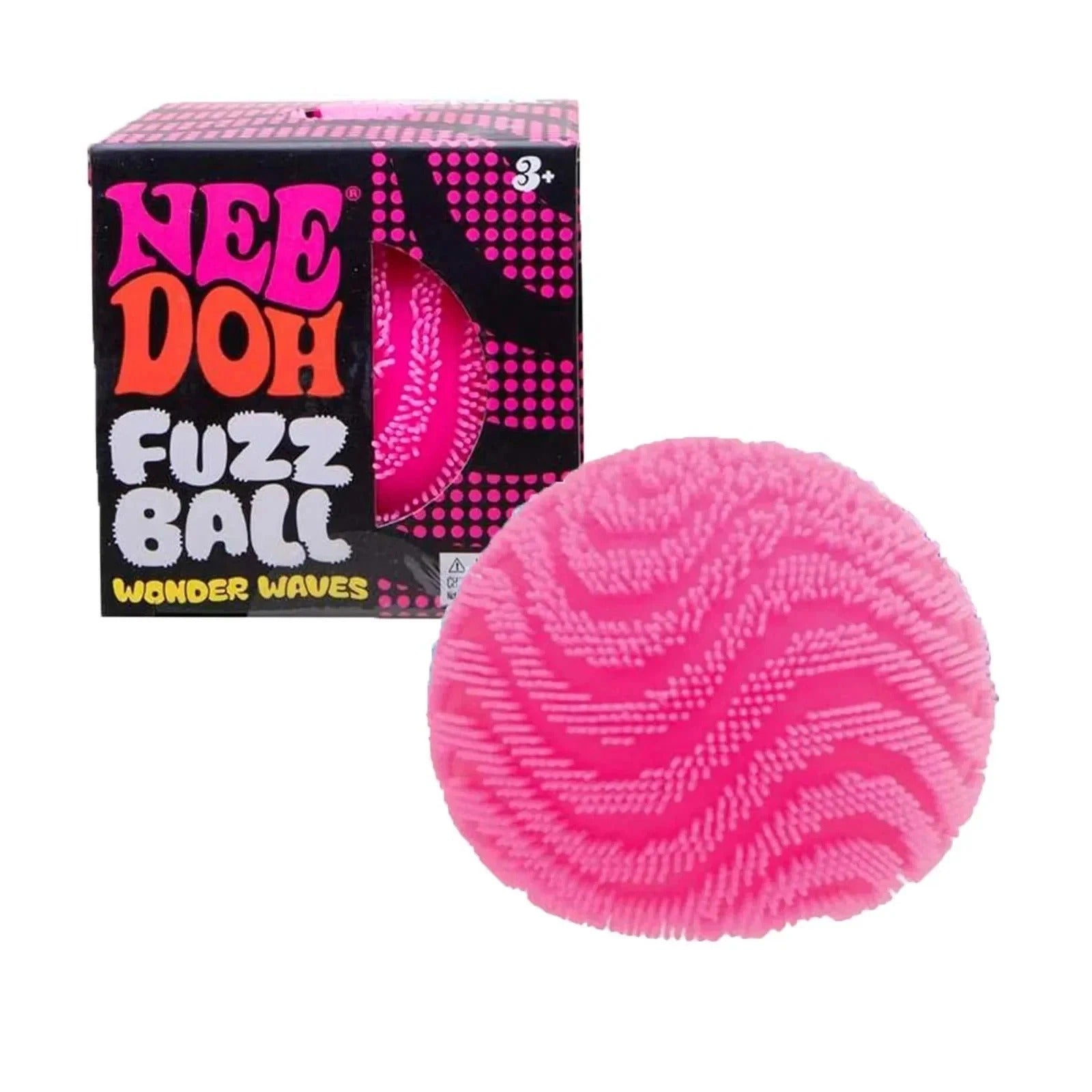 NeeDoh Fuzz Ball Sensory Stress Toy Soft Velvet Squishy Fidget Ball Anxiety Reli