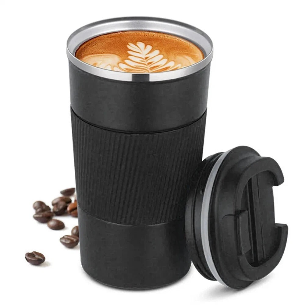 510ML Leakproof Thermal Travel Mug – Stainless Steel Insulated Coffee Cup Flask