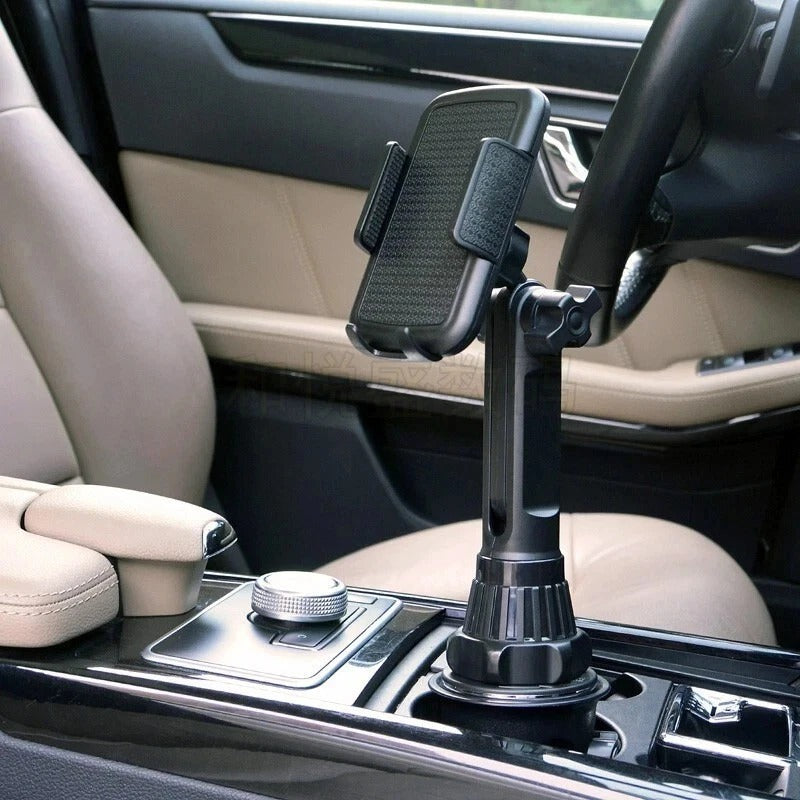 Universal 360° Adjustable Phone Mount Car Cup Holder Stand Cradle For Cell Phone