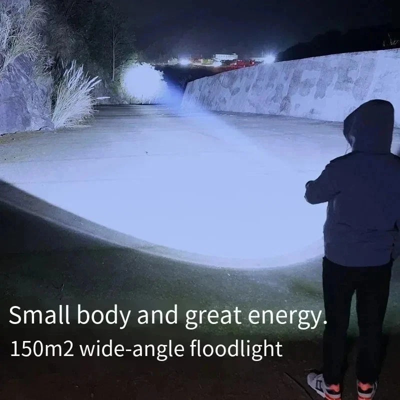 1200000LM USB Rechargeable LED Flashlight Super Bright Torch Tactical Lamp UK🔥