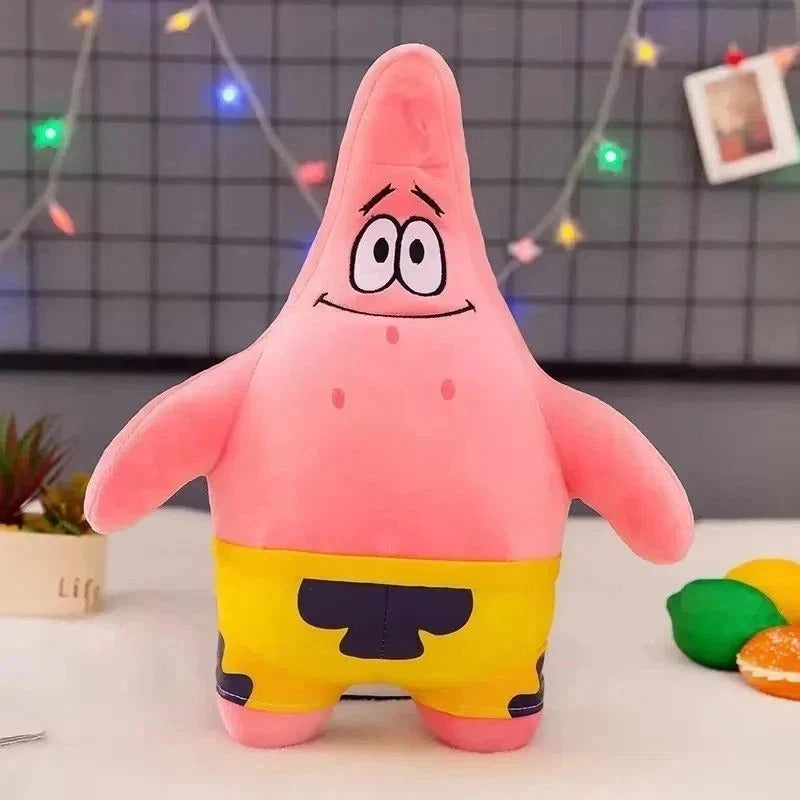 Plush Toy Teddy Cartoon Gift Soft Stuffed Doll Patrick Star Kids Toys