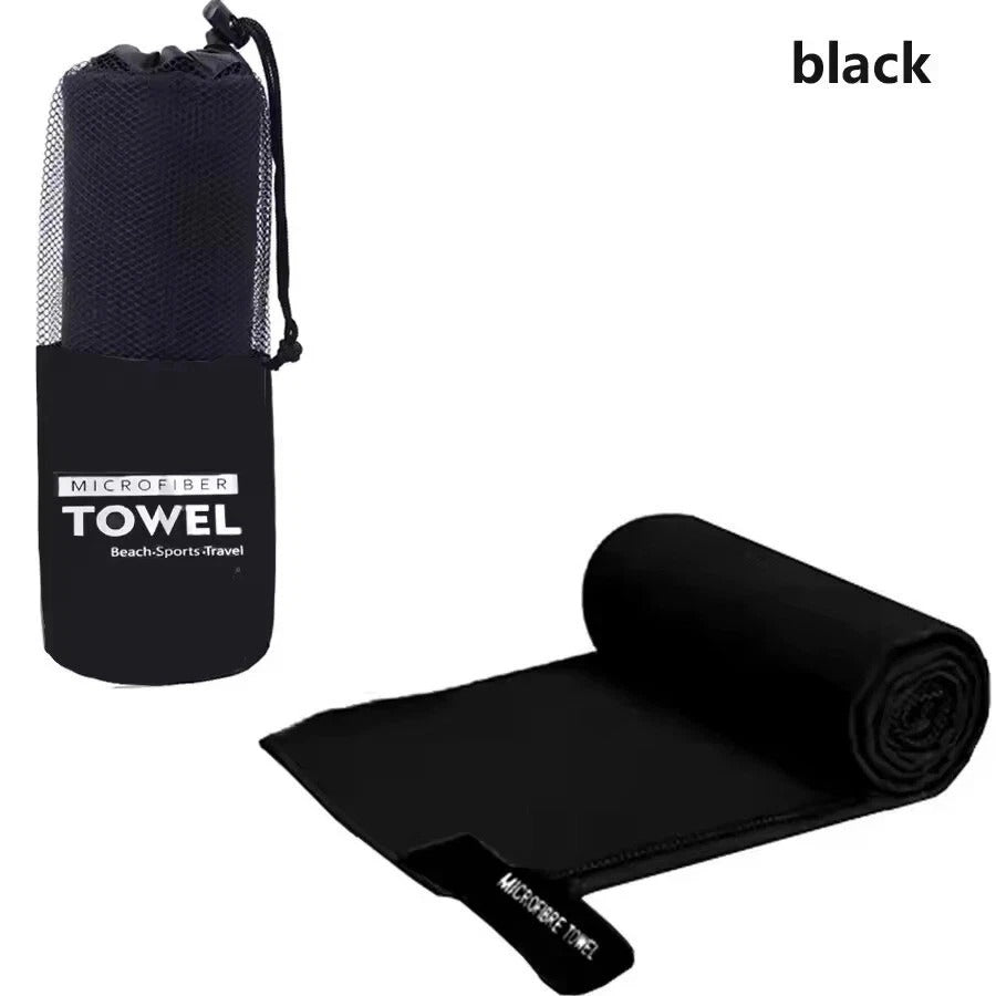 Microfiber Towel Compact Fast Drying Travel Sports Gym Beach Camping Swimming