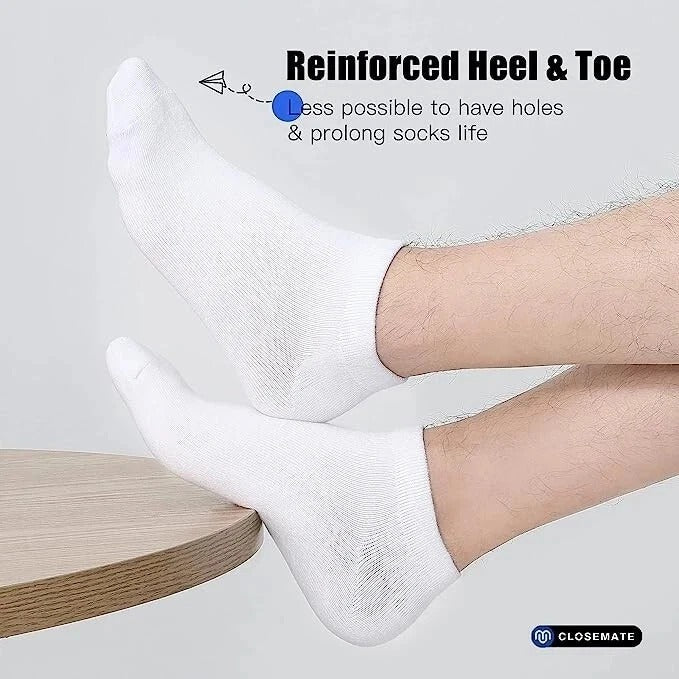 Pairs Mens Womens Invisible Trainer Socks – Cotton Low Cut Ankle Sports Liner So