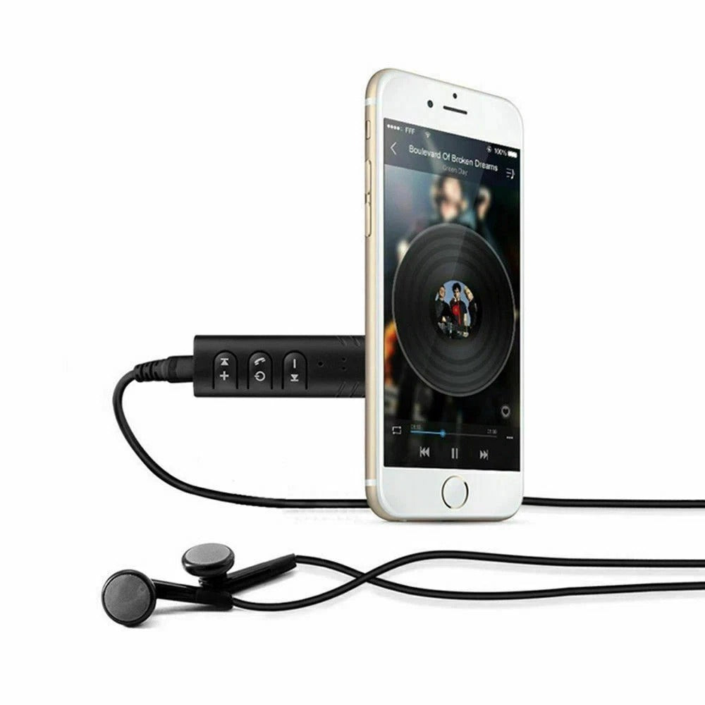 Wireless Bluetooth v4.1 Transmitter Stereo Music 3.5mm Adapter AUX Car Receiver