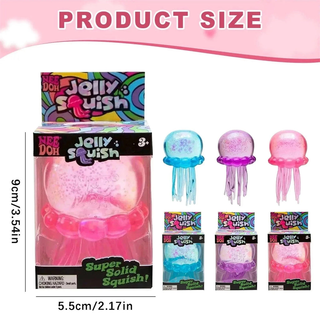 NeeDoh Jellyfish Jelly Squish Stress Toy Fidget Sensory Squeeze Squishy Toy UK
