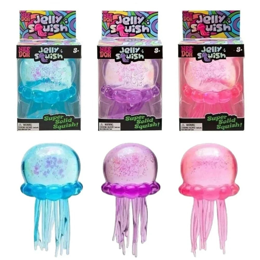 NeeDoh Jellyfish Jelly Squish Stress Toy Fidget Sensory Squeeze Squishy Toy UK