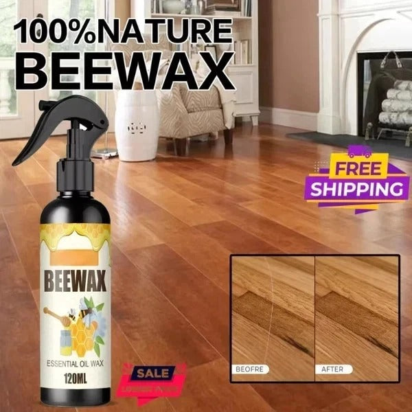 Bee Wax 120ml Furniture Polish Spray Natural Micro-Molecularized Beeswax
