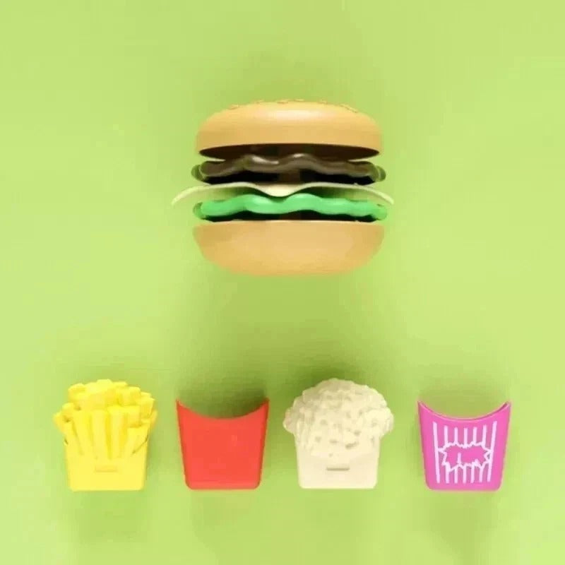 Food Toy Play Food Set Kids Toy Kitchen Accessory Pretend Food for Toddlers