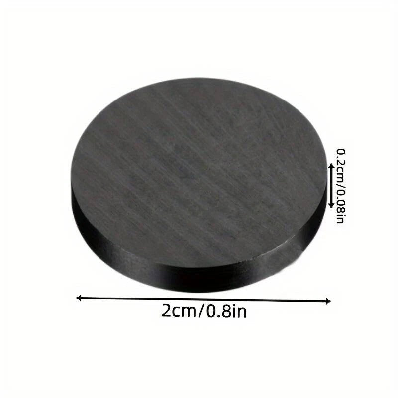 **Strong Self Adhesive Magnetic Discs – Black Round Craft Magnets for DIY, Fridge