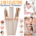 2-in-1 Electric Eyebrow Trimmer & Facial Hair Remover for Women - UK