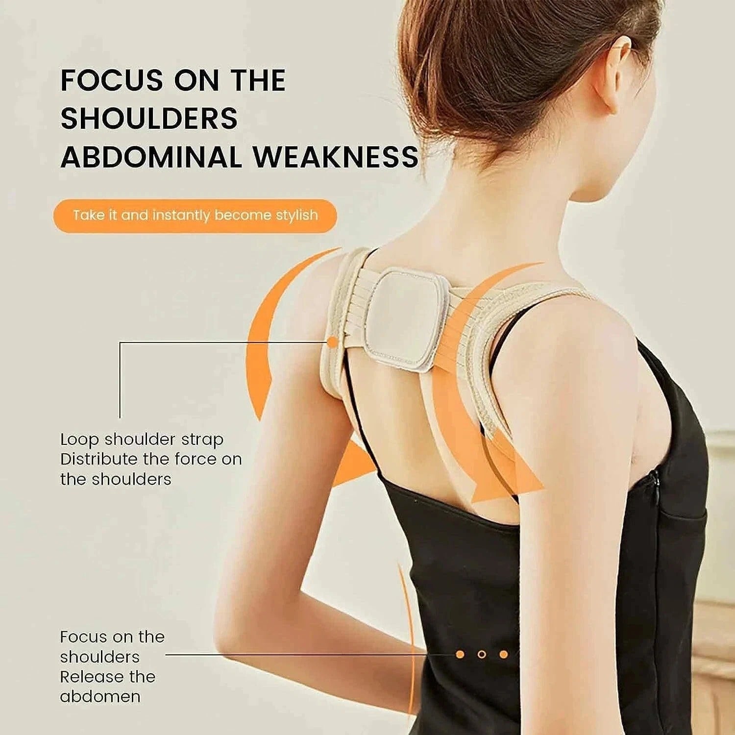 Hunchback Posture Support Belt Shoulder Correction Brace Adustable Men Women UK