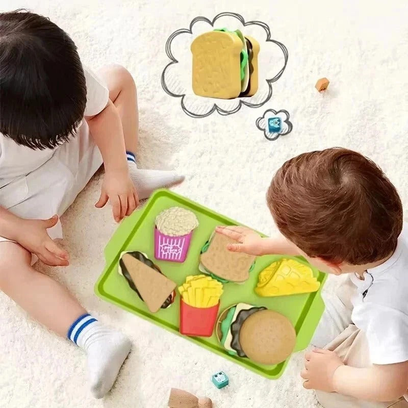 Food Toy Play Food Set Kids Toy Kitchen Accessory Pretend Food for Toddlers